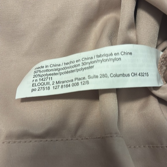 Eloquii Blush Utility Jacket SZ 16 plus size w/hood puffy sleeve cropped NWT - Picture 8 of 12